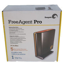 Seagate 1TB External Hard Drive FreeAgent Pro ST310005FPB1E3-RK