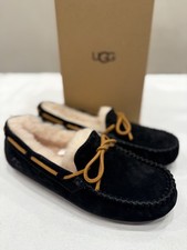 UGG Women's Dakota Moccasin Slippers Size 6 Color Black