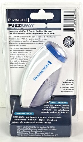 Portable Remington Fuzzaway Fabric Shaver and Lint Remover RTFS-2 - Picture 5 of 9