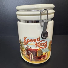 Vintage Colibri “Speed King” Cigar Jar Tobacco Humidor Canister