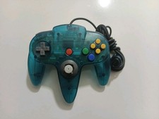 Nintendo 64 Funtastic Ice Blue N64 Controller Original OEM Tested Firm Stick # 9
