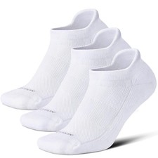 Ankle Compression Socks for Women and Men, Bamboo Viscose Low Cut Cushioned A...
