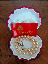 Orquidea Perlas y Joyas Halskette Perlenkette Ø 11 mm Mallorca 1998 Zertifikat