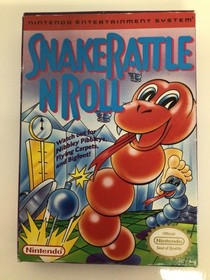NES Snake Rattle N Roll Box & Manual ONLY