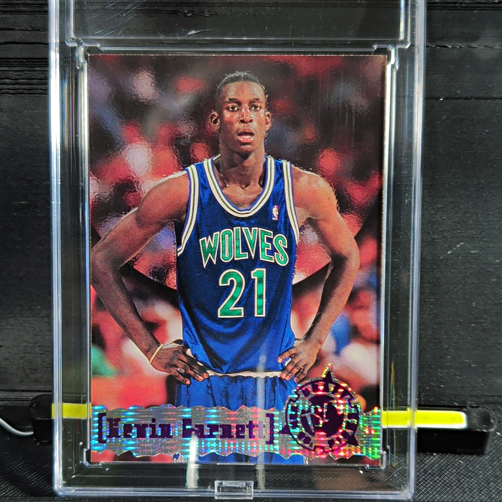 Topps 1996 NBA at 50 Kevin Garnett Rookie Minnesota Timberwolves #343