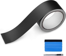 Free Tool Kit Matte Vinyl Tape for Black Out Chrome Delete Window Trim Door Trim