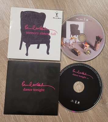 PAUL McCARTNEY - Memory Almost Full (The Mail) CD & Dance Tonigt Single CD 