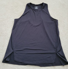 TEK GEAR Black Color Tank Top Dry Tek Size Large Workout Flat Seam