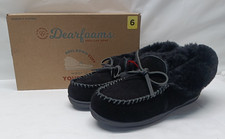 Dearfoams Women's Genuine Suede Slippers - 6