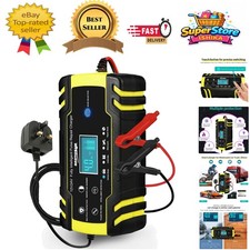 Versatile 8Amp Automatic Battery Charger for Cars, Boats & Motorcycles - 6 Modes