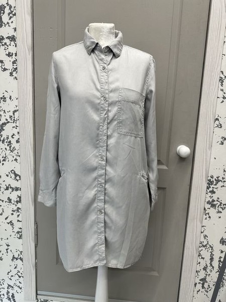Women Dress Grey Cotton 36
