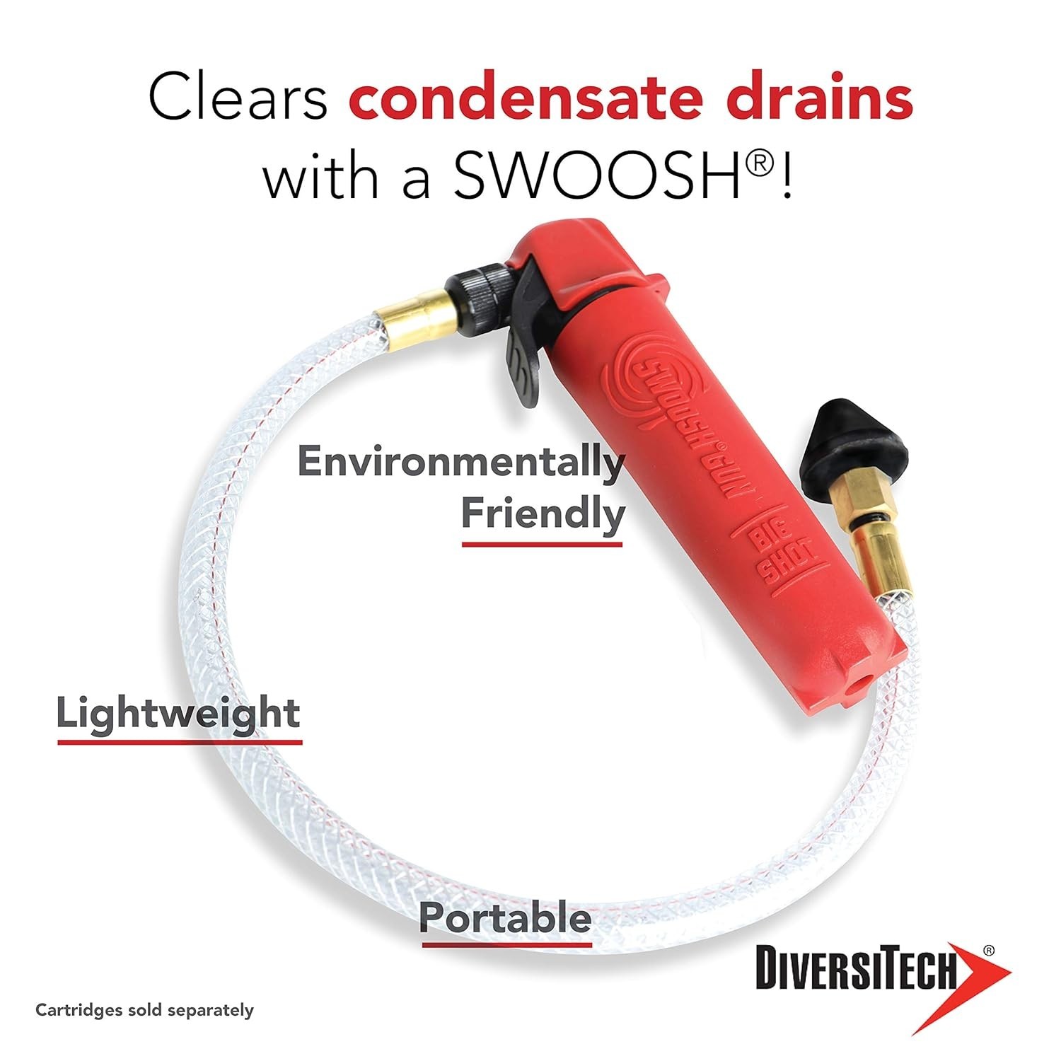 Dual Port 20G Swoosh Drain Gun Big Shot - Lightweight & Efficient Performance