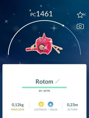 Pokémon Go Trade Shiny Wash Rotom