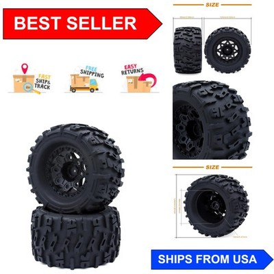 Sturdy Swamp Claw Tires Set for 1/8 & 1/10 RC Cars   Excellent Grip & Durability