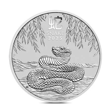 2025 1 Kilo Perth Lunar Year of the Snake Silver Coin (BU)