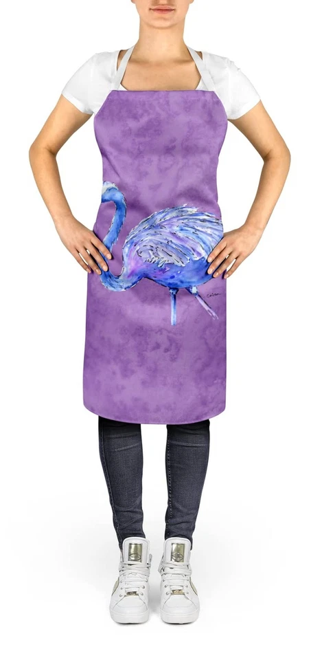 Caroline's Treasures 8874APRON Flamingo on Purple Apron Cooking Kitchen Serve... Foto 2 de 4