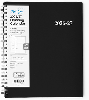 Blue Sky 2026-2027 Weekly and Monthly Academic Year Planner Calendar, July 2026