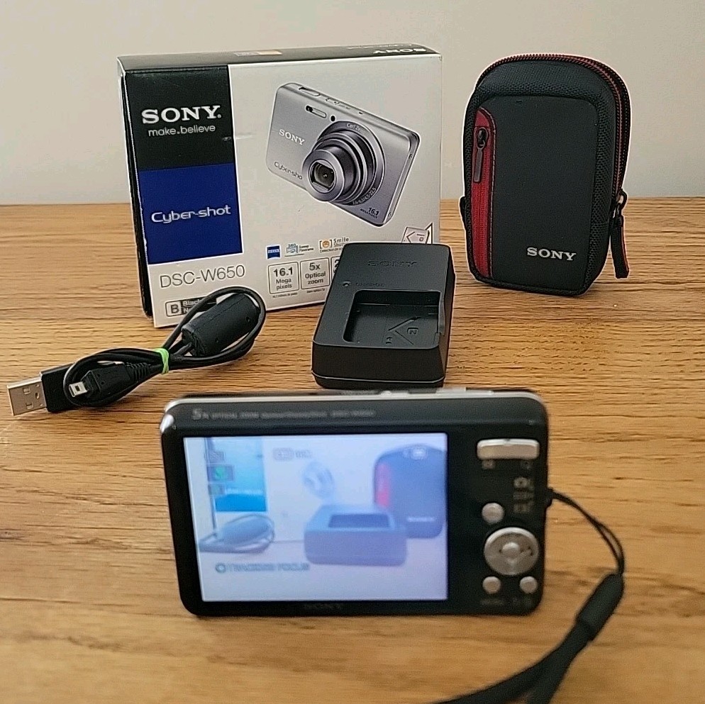 Sony Cyber-shot DSC-W650 16.1MP Compact Digital Camera 5x Zoom