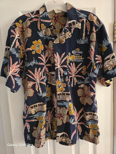 Jimmy Buffet Coors Extra Button Up Shirt