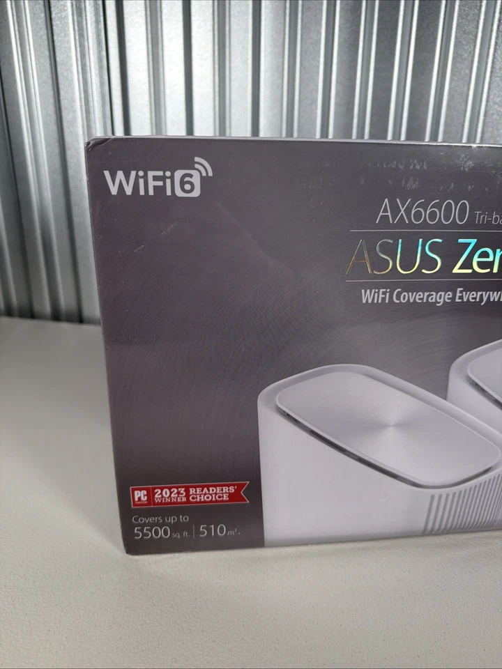 ASUS ZenWiFi AX6600 XT8 Tri-Band Mesh Wi-Fi 6 System Router - White (Set of 2) - Image 2 of 4