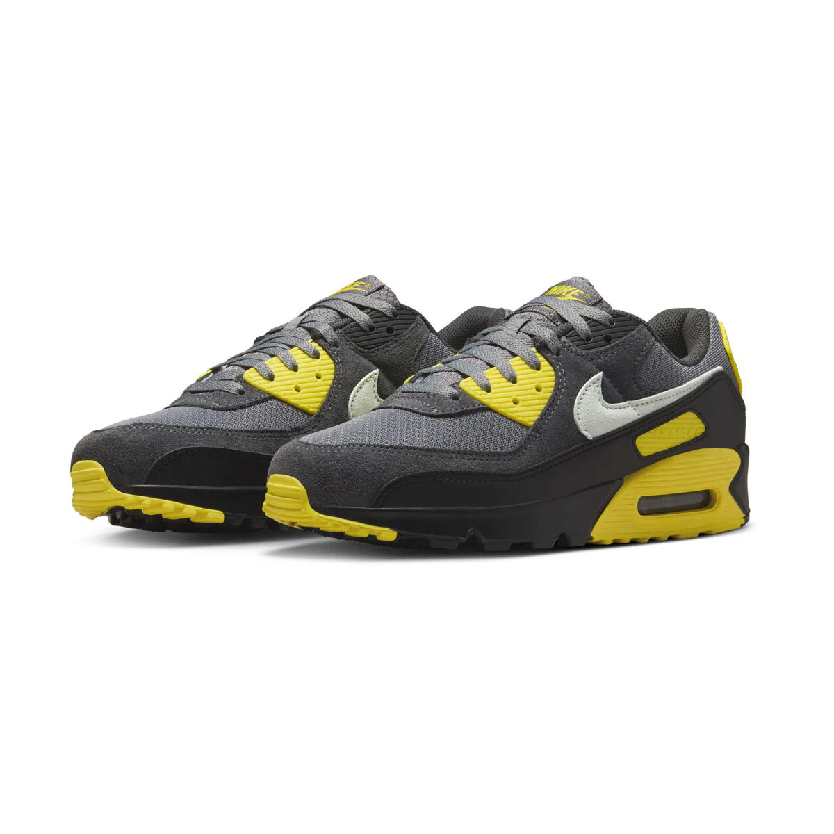 Nike Air Max 90 グレー/イエロー US 8.5 Size 8.5 - Nike Air Max 90 Smoke Grey Lightening for sale