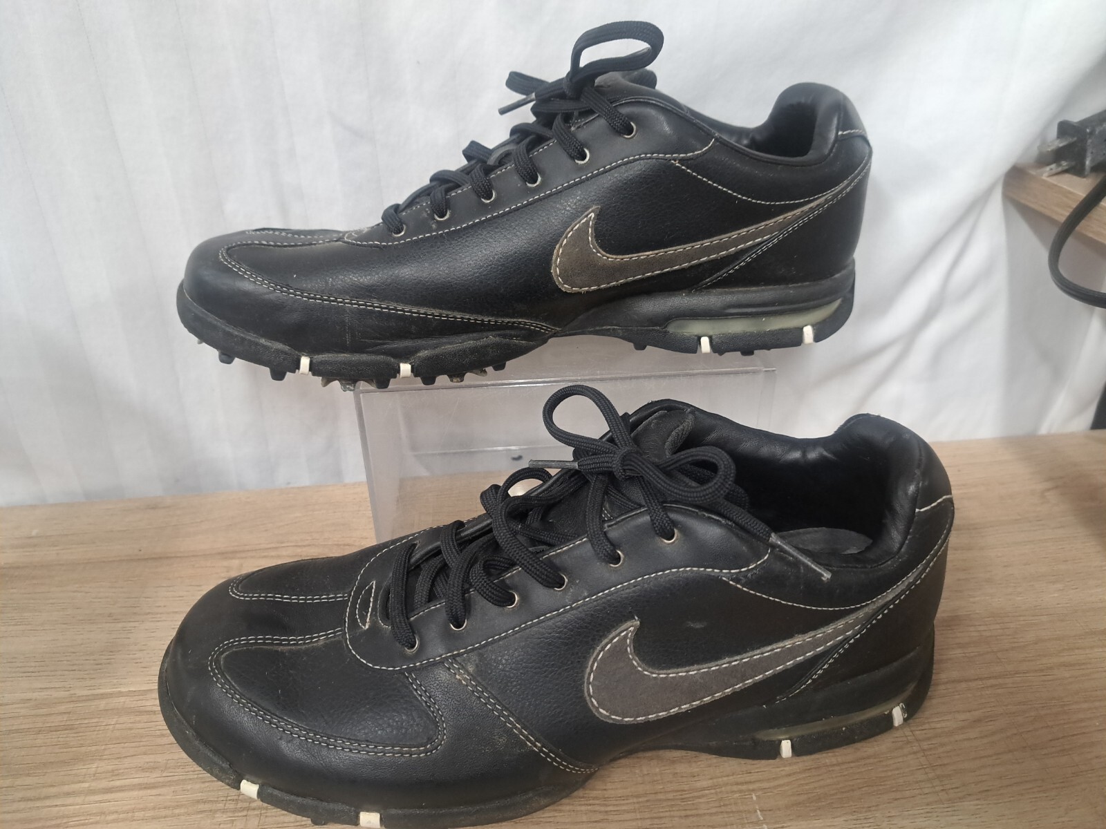 Nike Sport Performance Black Golf Shoes 314909001 Mens Size 9 READ eBay