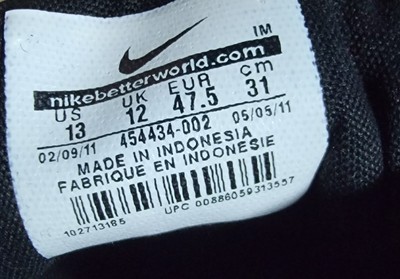 Nike Boat Shoes Men's 13 Black Suede Casual Athletic Lace Up Sneakers