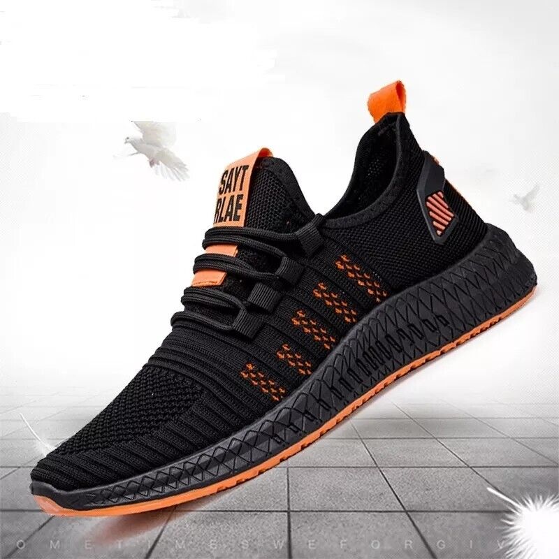 Zapatillas de deporte ligeras para hombre, transpirables, con cordones