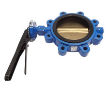 Fnw FNW712E 6 in Resilient Seated Butterfly Valve Pdm Seat Locking Handle