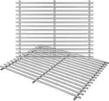 Multi-Compatible 17 1/4'' Stainless Steel Grill Grates for Popular BBQ Brands