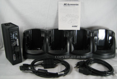 Symbol Motorola Zebra CRD3000-401CES 4 SLOT Cradle Charger MC3090 MC3190 MC32N0