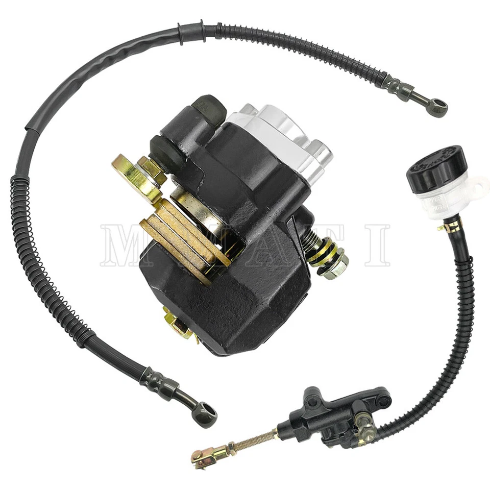 Kit de pinza de freno trasero y cilindro maestro y manguera para Yamaha Banshee 350 1987-2006 Foto 2 de 4