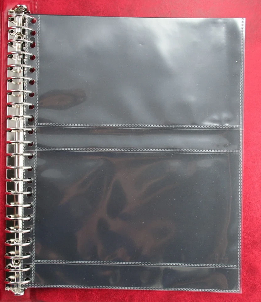 Packungen mit 5 Salisbury Broschüren-Albumseiten mit mehreren Ringen.