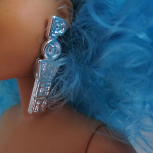 ¡NUEVO! Muñeca Barbie 2020 extra cabello azul rizado Kim totalmente articulada ~ curvilínea desnuda - Imagen 2 de 6