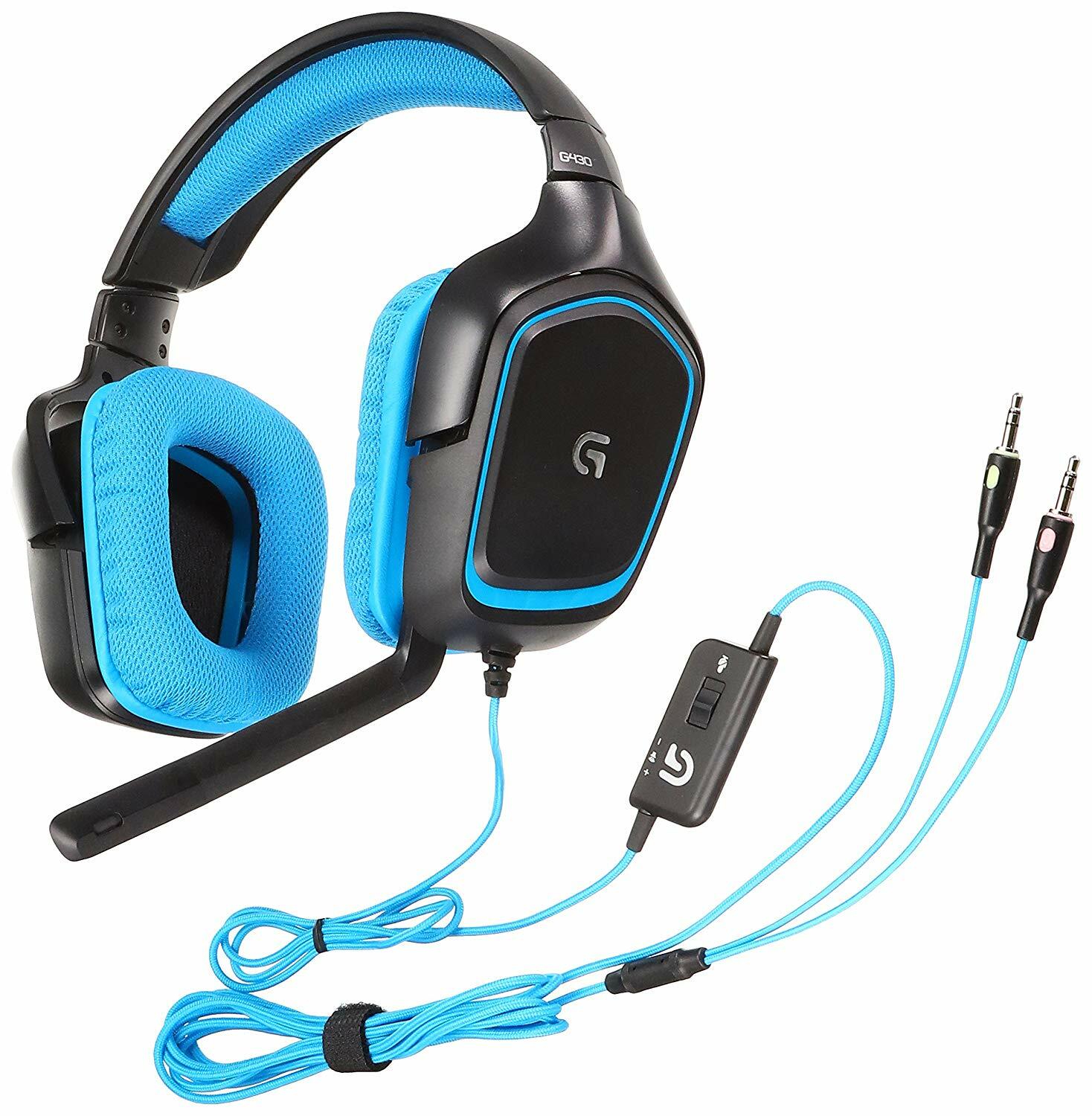 logitech g430 surround sound gaming headset with dolby 7.1 technology