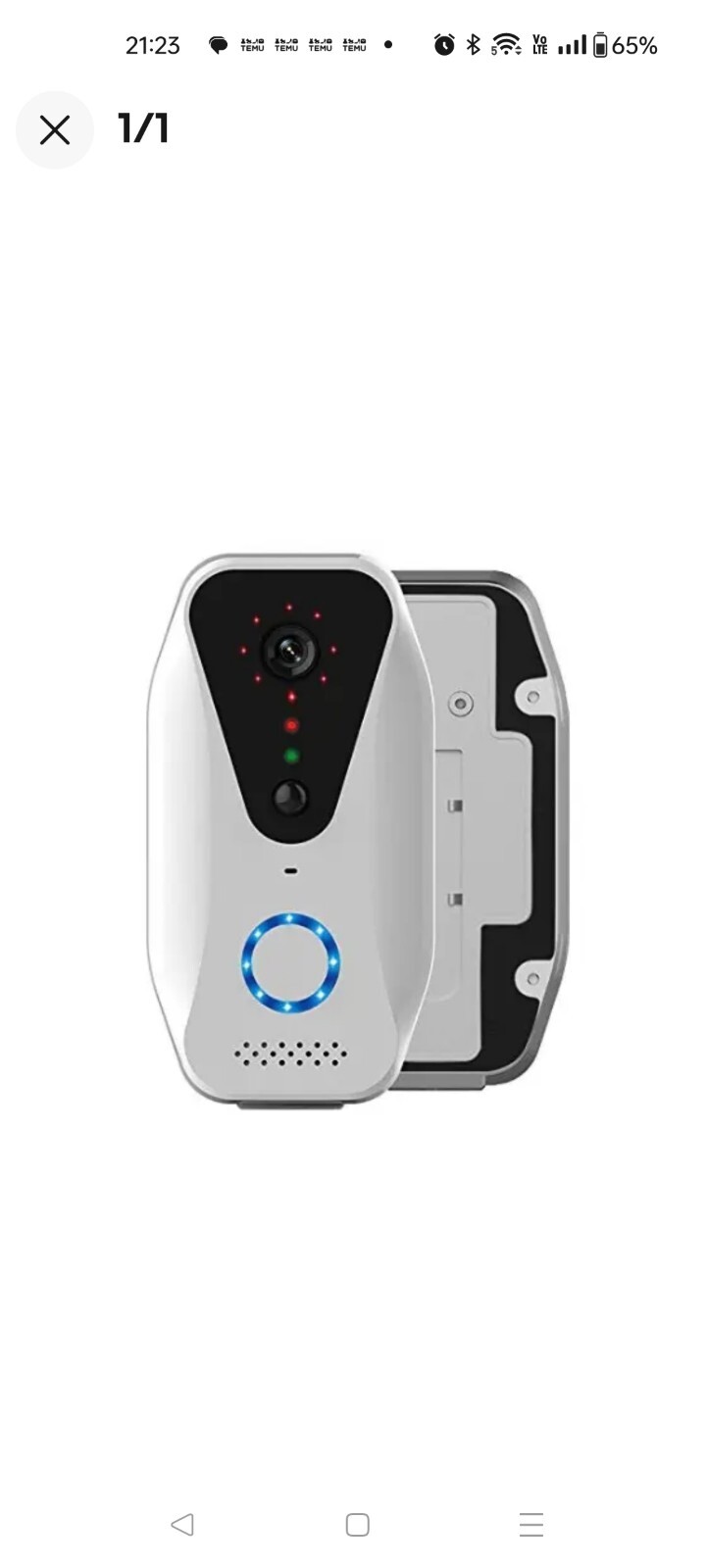 Video Doorbell | HD Video Quality, 2-Way Audio, Motion Detection | Night Vision-image