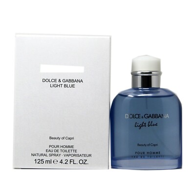 DOLCE & GABBANA LIGHT BLUE P/H BEAUTY OF CAPRI EAU DE TOILETTE SPRAY 125ML (T)