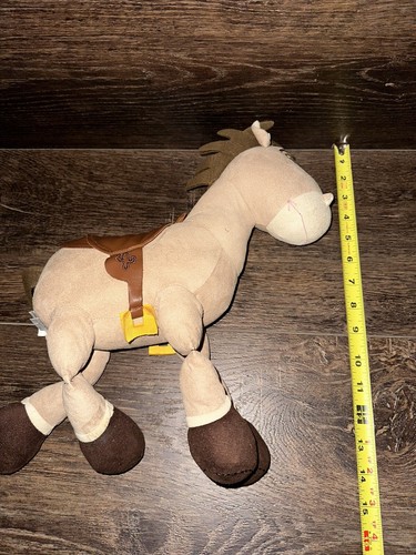 Disney Store Bullseye Plush Brown Toy Story 14” Stuffed Animal Official Saddle - Picture 11 of 12