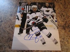 MATHEW DUMBA MINNESOTA WILD RED DEER REBELS SIGNED 8X10 MATTE PHOTO (I)