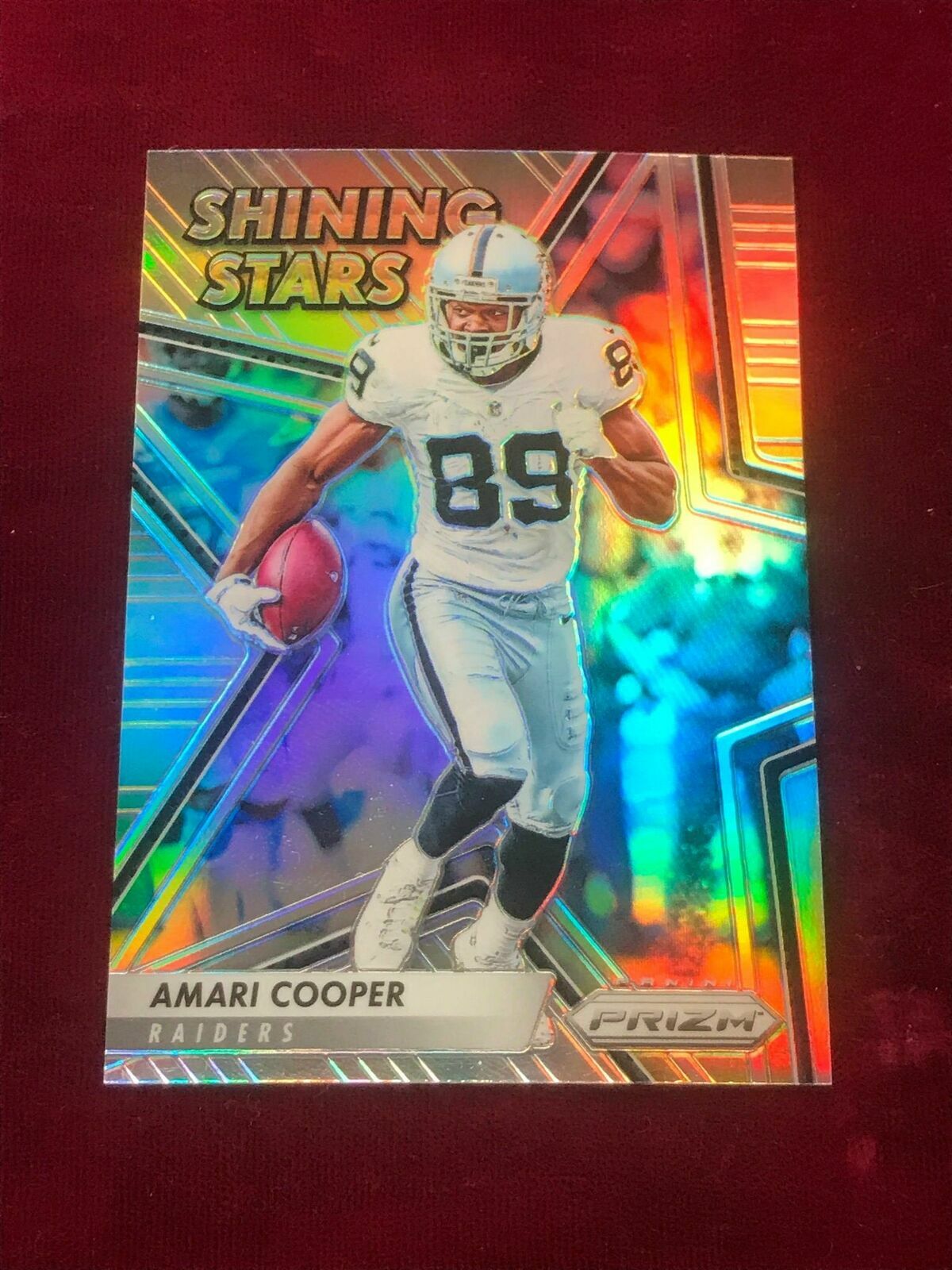 2016 Prizm AMARI COOPER Shining Stars #28 Silver Oakland Raiders @JY34