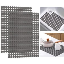 2pack Kitchen Sink Mat Pvc Adjustable Sink Protector Sink Liner Pad Dish Dr