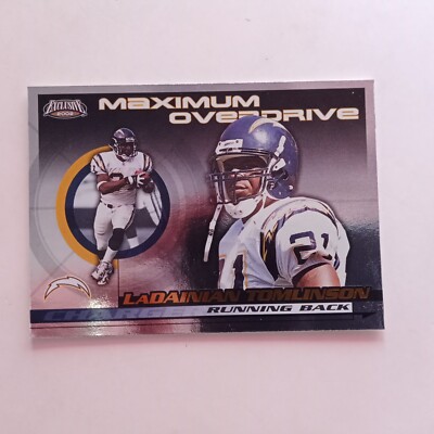 2002 Pacific Exclusive Maximum Overdrive #29 LaDainian Tomlinson