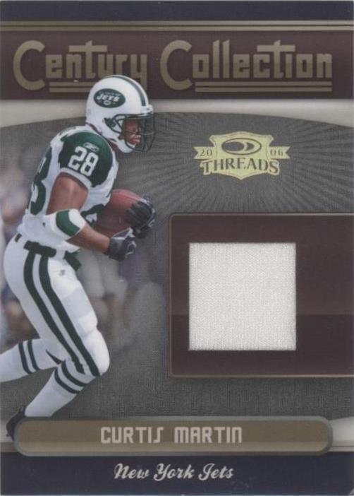 2006 Donruss Threads Curtis Martin #CCM-20 - 1 of 2