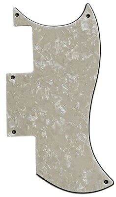 NEW 4 Ply Ivory White Guitar Fits Epiphone SG Special Style Guitar Pickguard