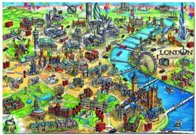 Educa London Stadtplan 500 Stck. Puzzle (pl) 