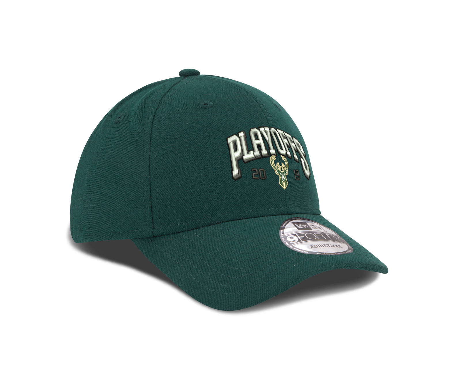 Milwaukee Bucks 2019 Playoffs 9FORTY Adjustable Hat