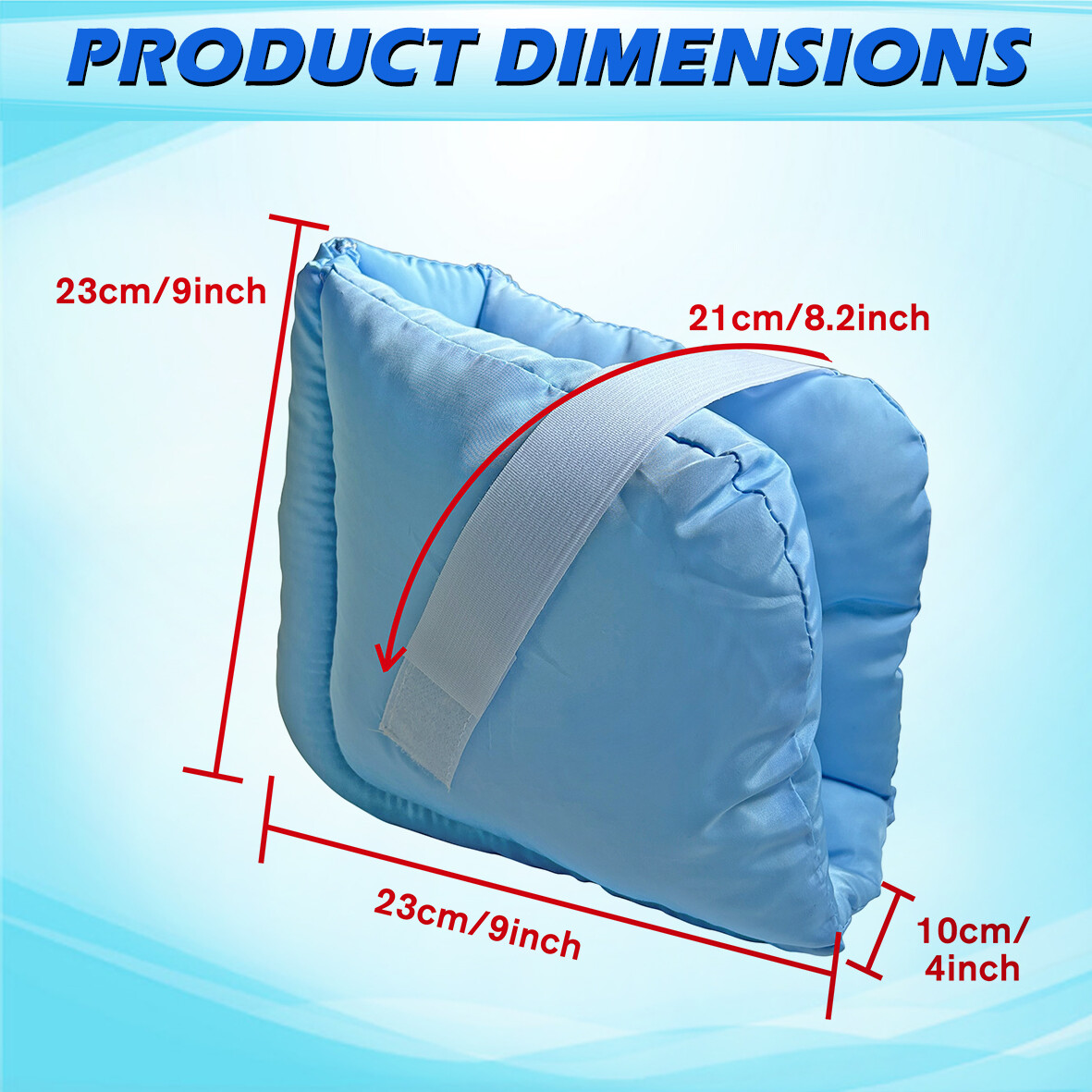 2x Heel Ankle Foot Pillows Boots for Elderly Bedridden Pressure Ulcer