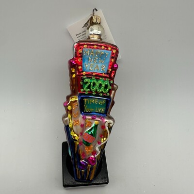 2000 Christopher Radko Petite Count Down 6'' ornament 00-546-0