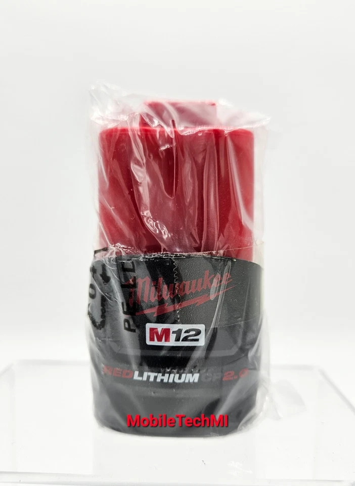 NUEVO Milwaukee M12 Inalámbrico 3/8" Trinquete, 2457-20 Kit Cargador y Batería 2.0 AH Foto 4 de 4