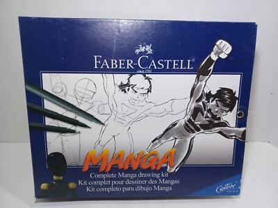 Faber Castell Complete MANGA Drawing Art Starter Kit: Manga Studio Model *NEW*